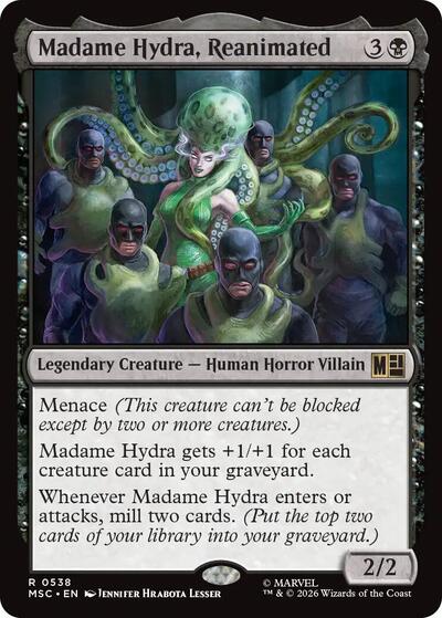 Madame Hydra, Reanimated (Commander: Marvel Super Heroes) Light Play