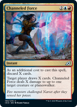 Channeled Force (Ikoria: Lair of Behemoths) Light Play Foil
