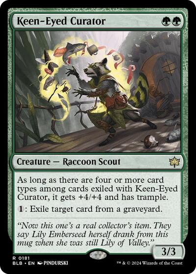 Keen-Eyed Curator (Bloomburrow) Light Play