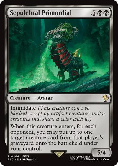 Sepulchral Primordial (Commander: FINAL FANTASY) Light Play