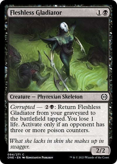Fleshless Gladiator (Phyrexia: All Will Be One) Light Play