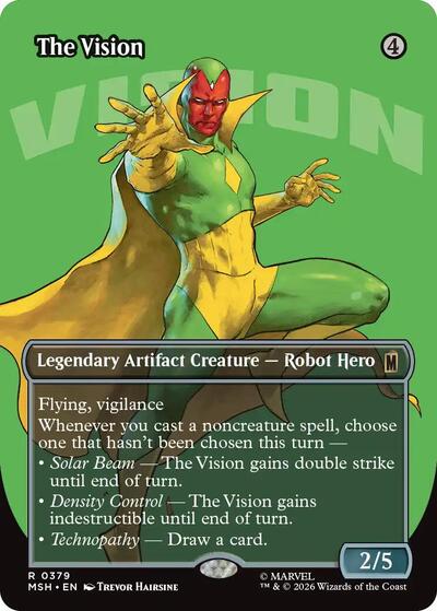 The Vision (Borderless) (Marvel Super Heroes) Light Play