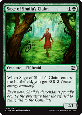 Sage of Shaila's Claim (Kaladesh) Light Play