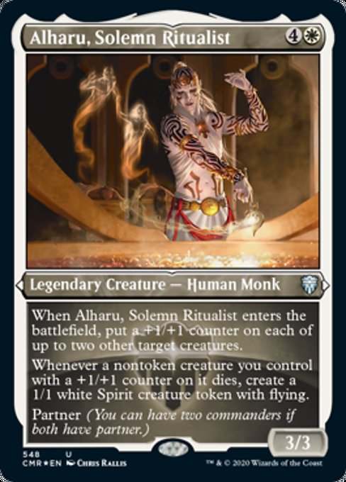 Alharu, Solemn Ritualist (Foil Etched) (Commander Legends) Light Play Foil