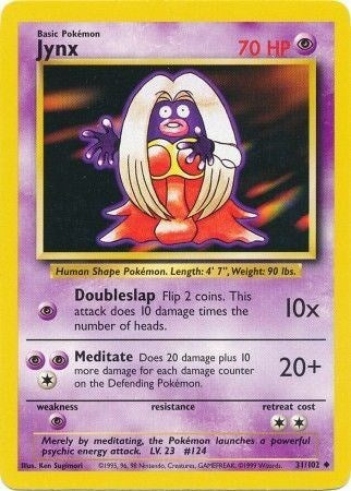 Jynx (Base Set) Damaged / Poor