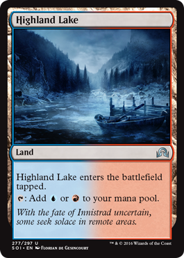 Highland Lake (Shadows Over Innistrad) Light Play