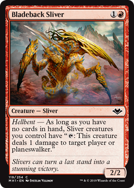 Bladeback Sliver (Modern Horizons) Light Play