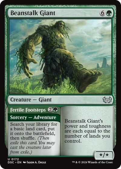 Beanstalk Giant (Commander: Duskmourn: House of Horror) Light Play