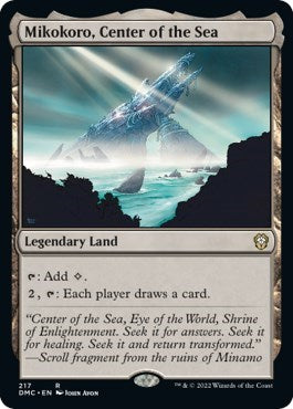 Mikokoro, Center of the Sea (Commander: Dominaria United) Light Play
