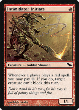 Intimidator Initiate (Shadowmoor) Light Play