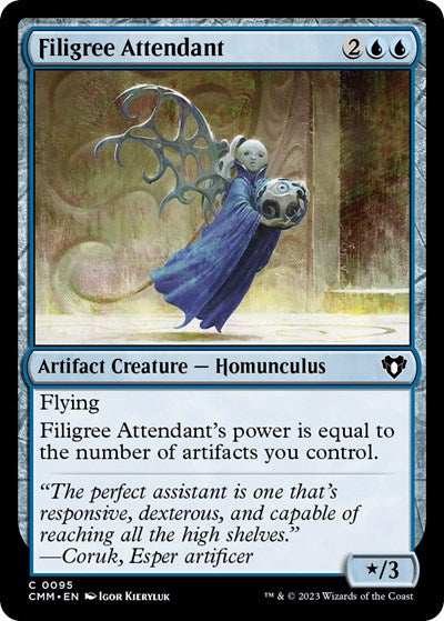 Filigree Attendant (Commander Masters) Light Play