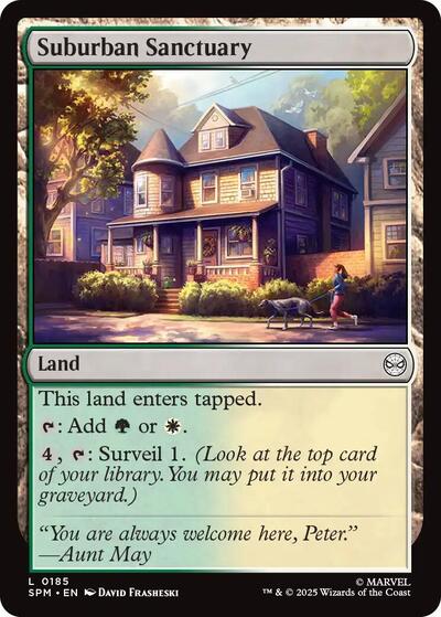 Suburban Sanctuary (Marvel's Spider-Man) Light Play Foil
