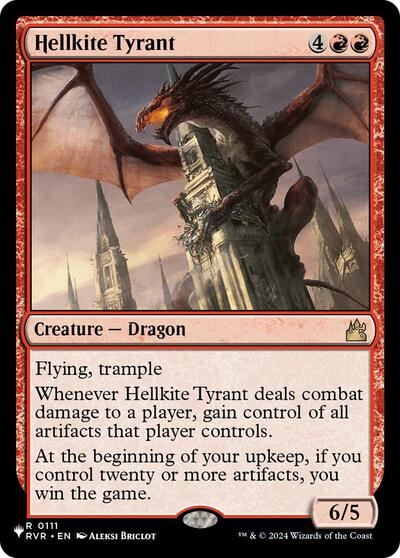 Hellkite Tyrant (The List) Near Mint