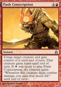 Flash Conscription (Ravnica) Light Play
