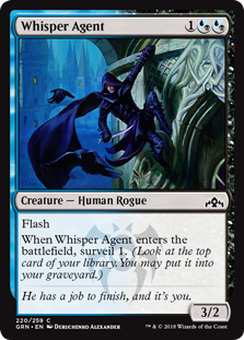 Whisper Agent (Guilds of Ravnica) Light Play