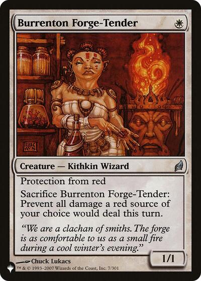 Burrenton Forge-Tender (The List) Light Play