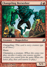 Changeling Berserker (Lorwyn) Damaged / Poor