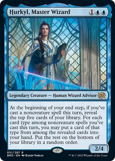 Hurkyl, Master Wizard (The Brothers' War) Light Play