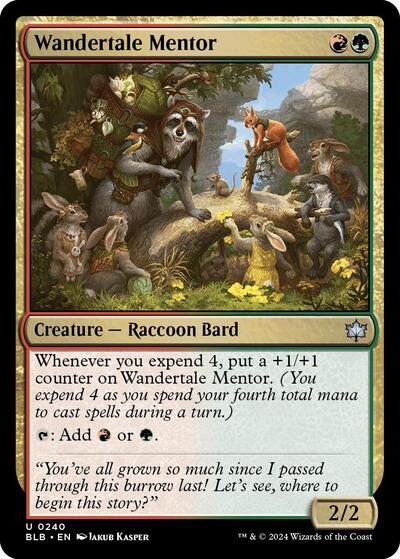Wandertale Mentor (Bloomburrow) Light Play