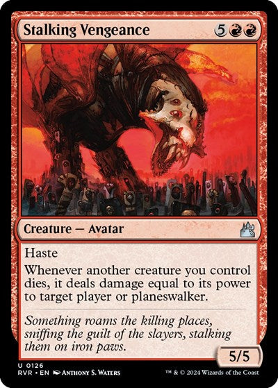 Stalking Vengeance (Ravnica Remastered) Light Play