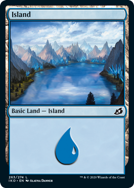 Island (263) (Ikoria: Lair of Behemoths) Light Play