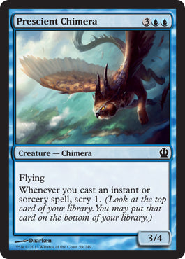 Prescient Chimera (Theros) Light Play Foil