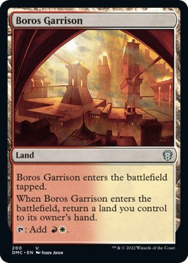 Boros Garrison (Commander: Dominaria United) Light Play
