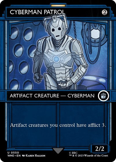 Cyberman Patrol (Showcase) (Universes Beyond: Doctor Who) Light Play Foil