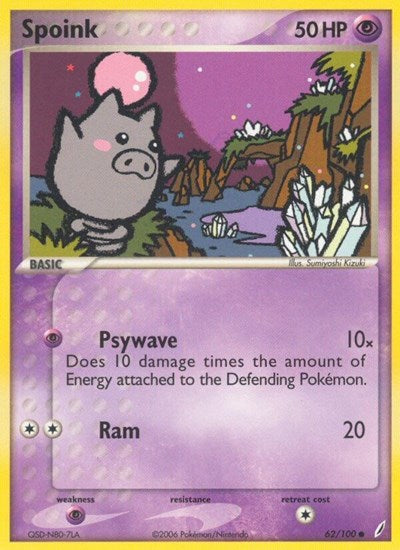 Spoink (Crystal Guardians) Medium Play