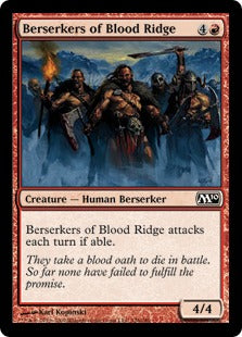 Berserkers of Blood Ridge (Magic 2010 Core Set) Light Play