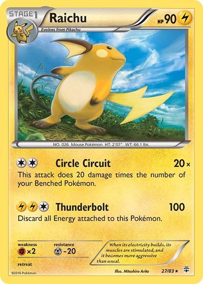 Raichu (Generations) Light Play Holofoil