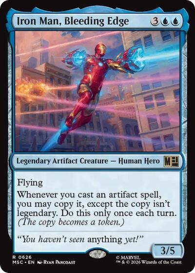 Iron Man, Bleeding Edge (Commander: Marvel Super Heroes) Light Play