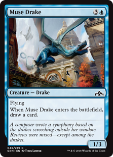 Muse Drake (Guilds of Ravnica) Light Play Foil