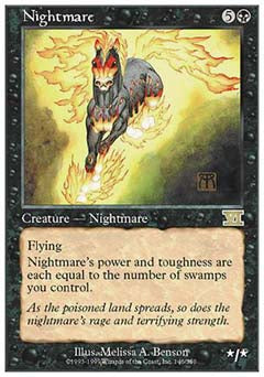 Nightmare (Classic 6th Edition) Light Play