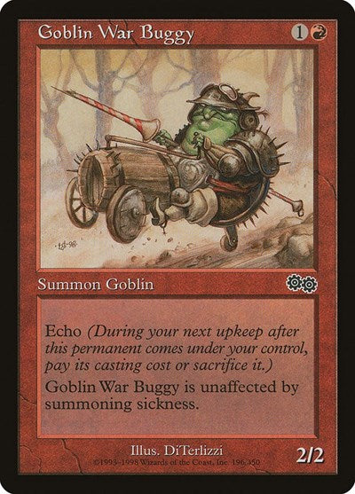 Goblin War Buggy (Urza's Saga) Light Play