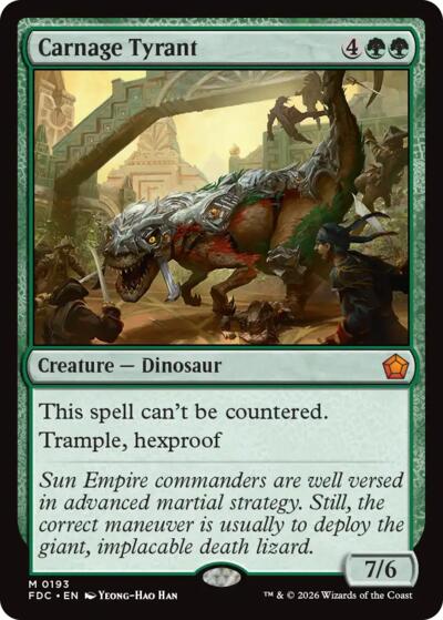 Carnage Tyrant (Commander: Foundations) Near Mint