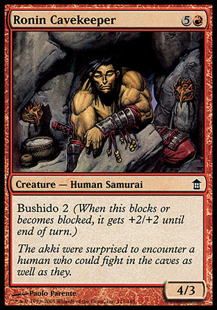 Ronin Cavekeeper (Saviors of Kamigawa) Medium Play