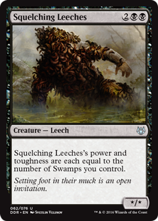 Squelching Leeches (Duel Decks: Nissa vs Ob Nixilis) Light Play