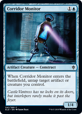 Corridor Monitor (Throne of Eldraine) Light Play Foil
