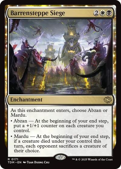 Barrensteppe Siege (Tarkir: Dragonstorm) Light Play