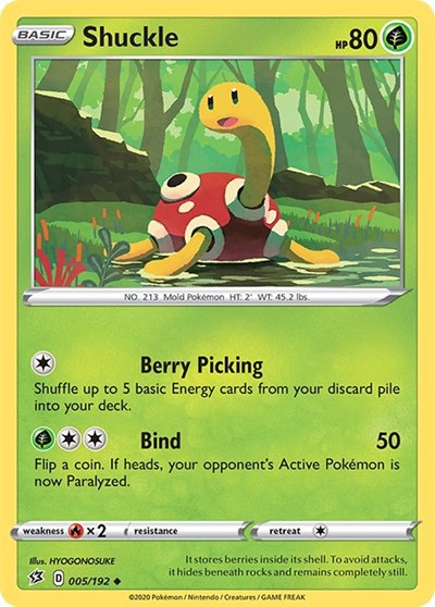 Shuckle (SWSH02: Rebel Clash) Light Play