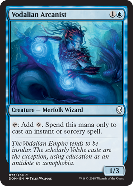 Vodalian Arcanist (Dominaria) Light Play