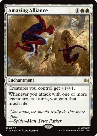 Amazing Alliance (Marvel's Spider-Man: Eternal-Legal) Near Mint Foil