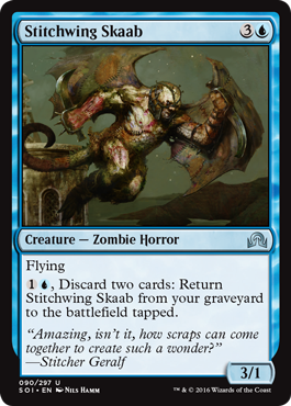Stitchwing Skaab (Shadows Over Innistrad) Light Play