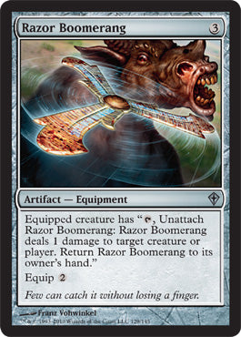 Razor Boomerang (Worldwake) Light Play