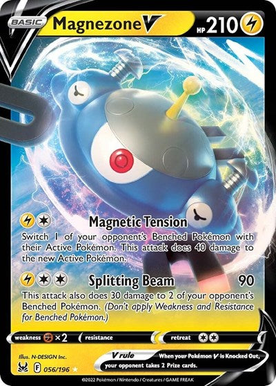 Magnezone V (SWSH11: Lost Origin) Light Play Holofoil