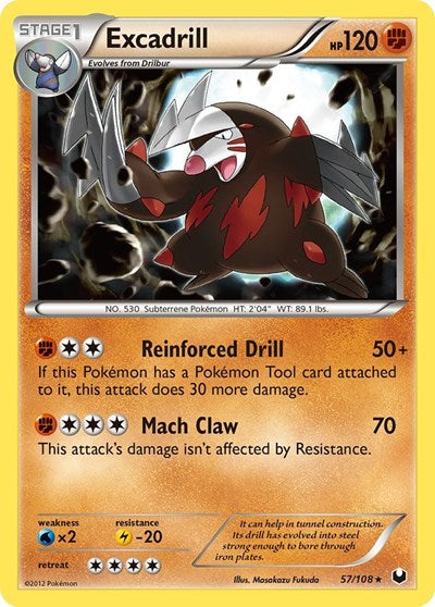 Excadrill (57) (Dark Explorers) Light Play