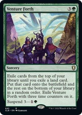 Venture Forth (Commander Legends: Battle for Baldur's Gate) Light Play