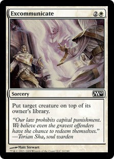 Excommunicate (Magic 2010 Core Set) Light Play