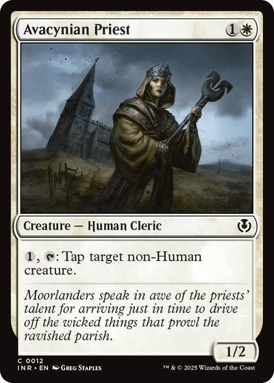 Avacynian Priest (Innistrad Remastered) Light Play
